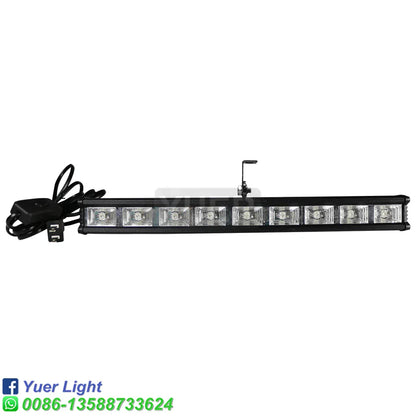 DecorBites™ 9X2w UV LED Disco Party Bar Lights for Indoor DJ, Flat Dyeing Aluminum UV Disinfection