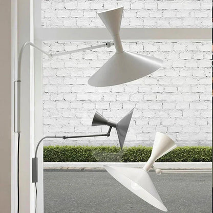 DecorBites™ Adjustable Long Arm Wall Lamp for Reading, Bedroom, LED Minimalist Swing Lighting