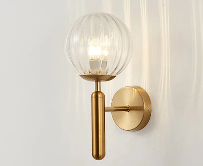 DecorBites™ Blue Glass Balls Wall Sconce for Living Room, Bedroom, or Corridor
