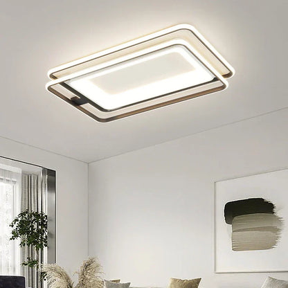 DecorBites™ LED Chandelier: Simple Modern Ceiling Lamps with Remote for Home, Bedroom, and Balcony