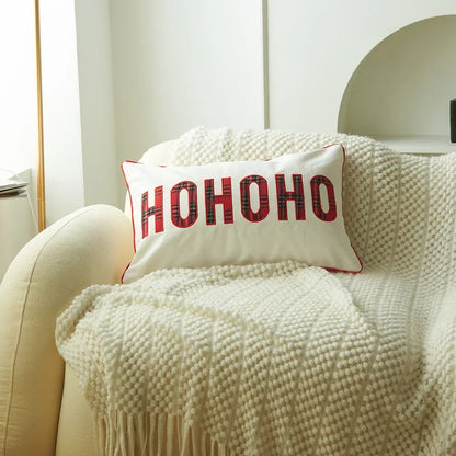 DecorBites™ Christmas Plaid Print Pillow Case Set - Festive Holiday Home Decor
