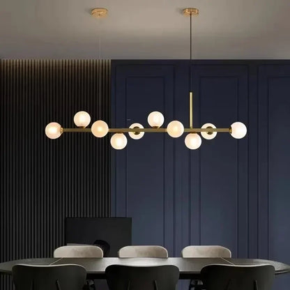 DecorBites™ Glass Ball LED Pendant Lights for Home Dining Kitchen Island Chandelier