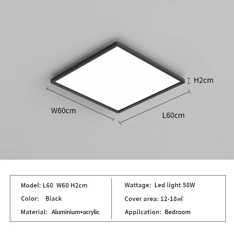 DecorBites™ LED Ceiling Lights for Home Deco - Minimalist Modern Lighting Fixture