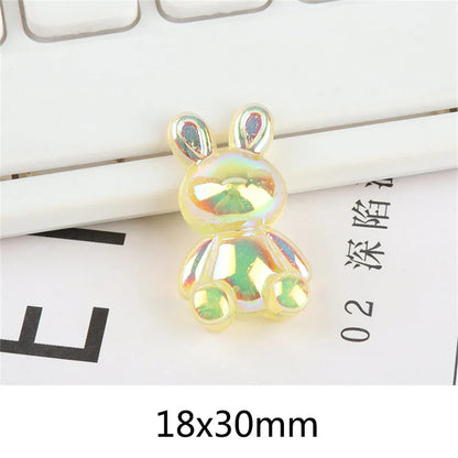 DecorBites™ Kawaii Rabbit Resin Cabochon for Scrapbooking and DIY Crafts