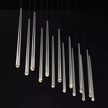 DecorBites™ Crystal Water Drop Ceiling Chandelier for Classic Living Room Decor