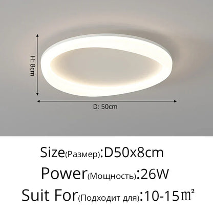 DecorBites™ Cloud Ceiling Light: Simple Modern Intelligent Nordic Design for Bedroom and Living Room