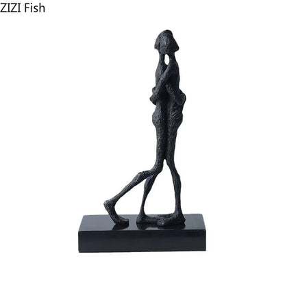 DecorBites™ Abstract Lovers Sculpture Desk Ornament Home Decor Aesthetic Figure