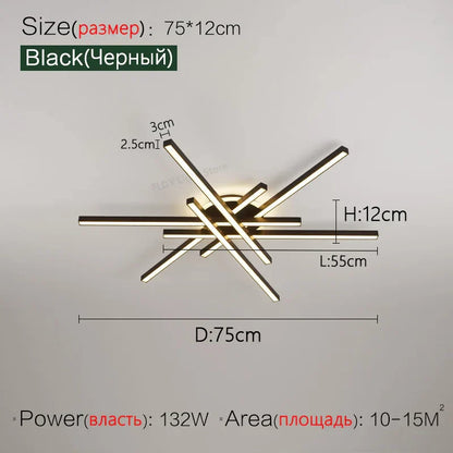 2023 DecorBites™ Nordic LED Ceiling Chandelier for Living, Dining, and Bedroom