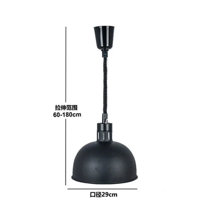 DecorBites™ Electric Heat Lamp: Adjustable Kitchen Fixture for Food Preservation
