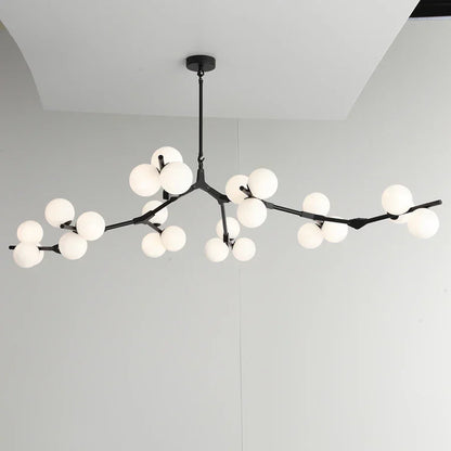 DecorBites™ Glass Ball LED Chandelier Molecular Pendant Lighting for Living Dining Bedroom