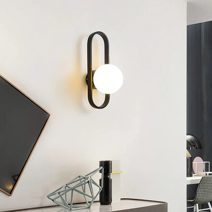 DecorBites™ Glass Aisle Wall Lamp Post-Modern Indoor Decoration Art Lighting