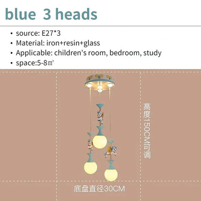 DecorBites™ Creative Unicorn LED Pendant Ceiling Light for Children's Room