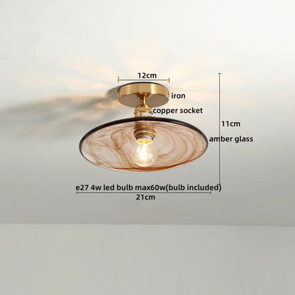 DecorBites™ LED Glass Ceiling Lamp Modern Indoor Lighting Fixture