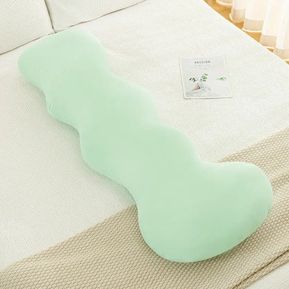 DecorBites™ Ice Cream Wavy Soft Plush Pillow for Girls Bedroom & Sofa