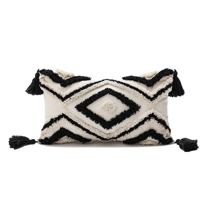 DecorBites™ Boho Diamond Pillow Cover Set - Orange Pink Green Black - 45x45cm 30x50cm