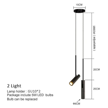 DecorBites™ LED Pendant Light: Minimalist Hanging Lamp for Bedroom, Dining Room, Kitchen
