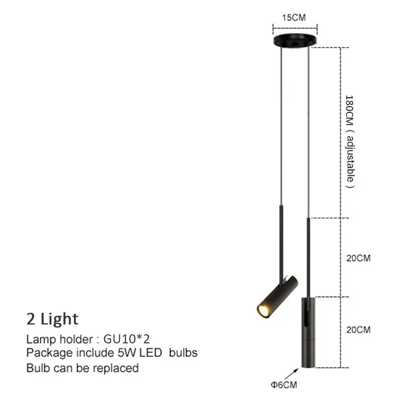 DecorBites™ LED Pendant Light: Bedroom Dining Kitchen Chandeliers, Minimalist Hanging Lamp for Home Decor