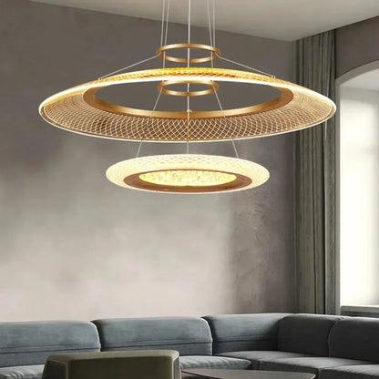 DecorBites™ LED Luxury Ring Chandelier for Living Room Decoration
