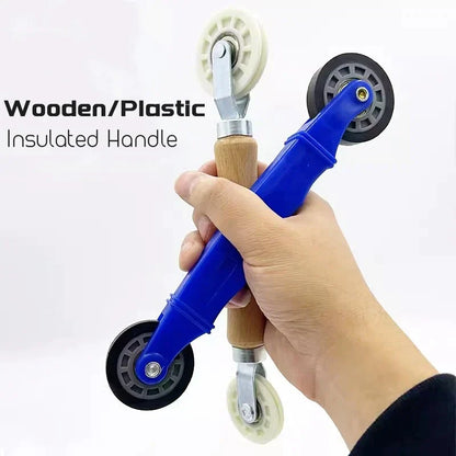 DecorBites™ LED Strip Light Installation Tool for Rubber Wheel Handle Roller & Aluminum Profile