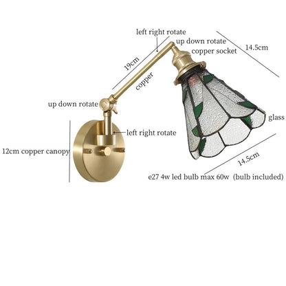 DecorBites™ Clear Glass LED Wall Sconce Switch Light - Nordic Minimalism Design