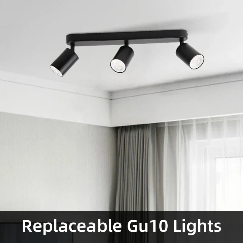 DecorBites™ LED Track Spot Light GU10 Bulb Replacement Spotlight for Bedroom Corridor Shop