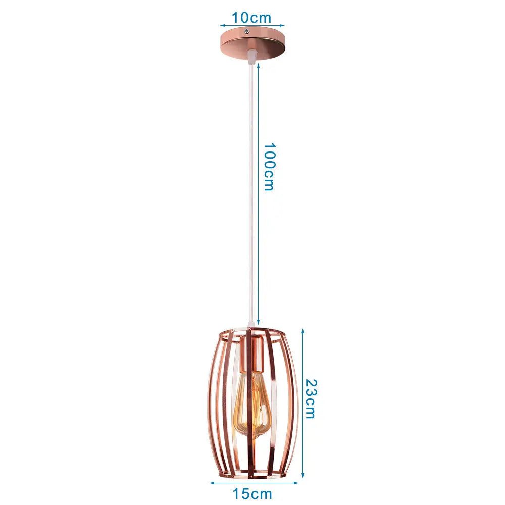 DecorBites™ Industrial Retro Loft LED Pendant Light for Home Living Room Kitchen