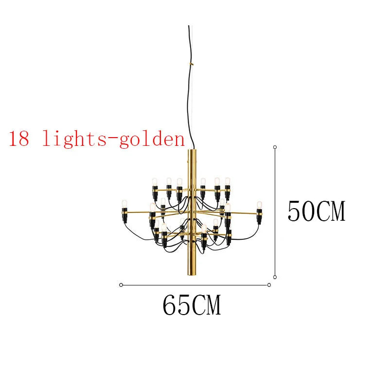 ™ LED Candle Chandelier: Elegant Italian Design Pendant Light for Home Decor