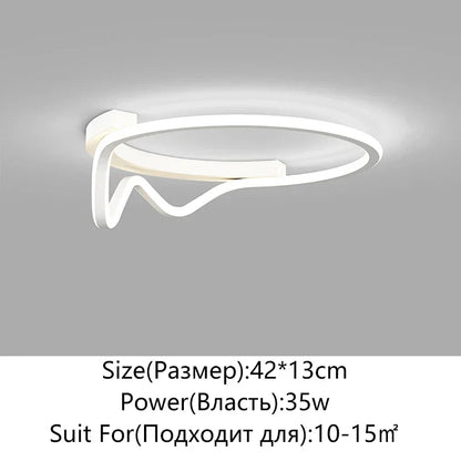DecorBites™ Geometry Round LED Ceiling Light for Home Decor