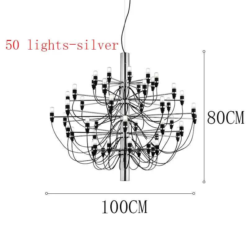 ™ LED Candle Chandelier: Elegant Italian Design Pendant Light for Home Decor