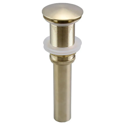 DecorBites™ Brass Round Siphon P-Trap Set with Pop-Up Drainer Gun Grey