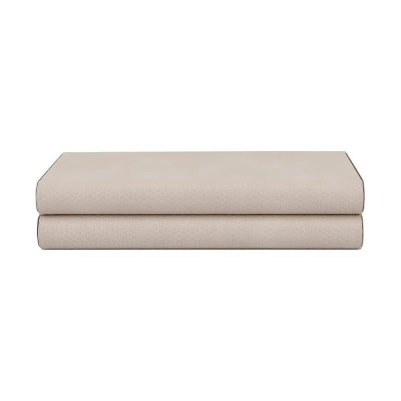 DecorBites™ Beige Leather Metal-edged Jewelry Box & Storage Container
