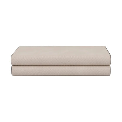 DecorBites™ Beige Leather Metal-edged Jewelry Box & Storage Container