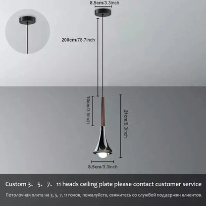 DecorBites™ Lodes Rain Pendant Lamp LED Light Danish Design Bedroom Living Room Decor