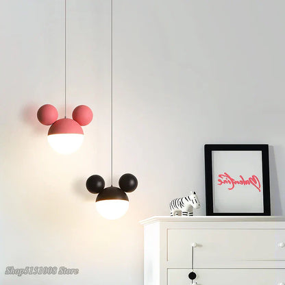 DecorBites™ LED Cartoon Pendant Light Kids Eye Care Mickey Princess Hanging Lamp