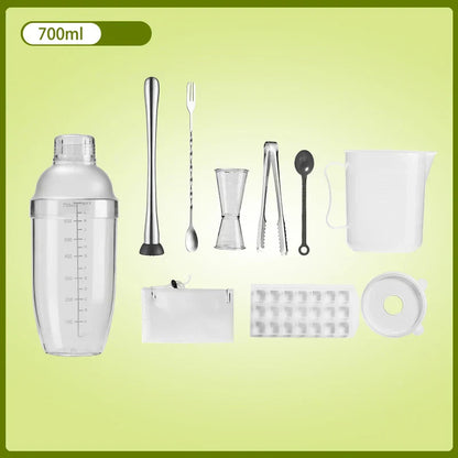 DecorBites™ Cocktail Shaker: Bartender's Beverage Mixer for Champagne & Cocktails