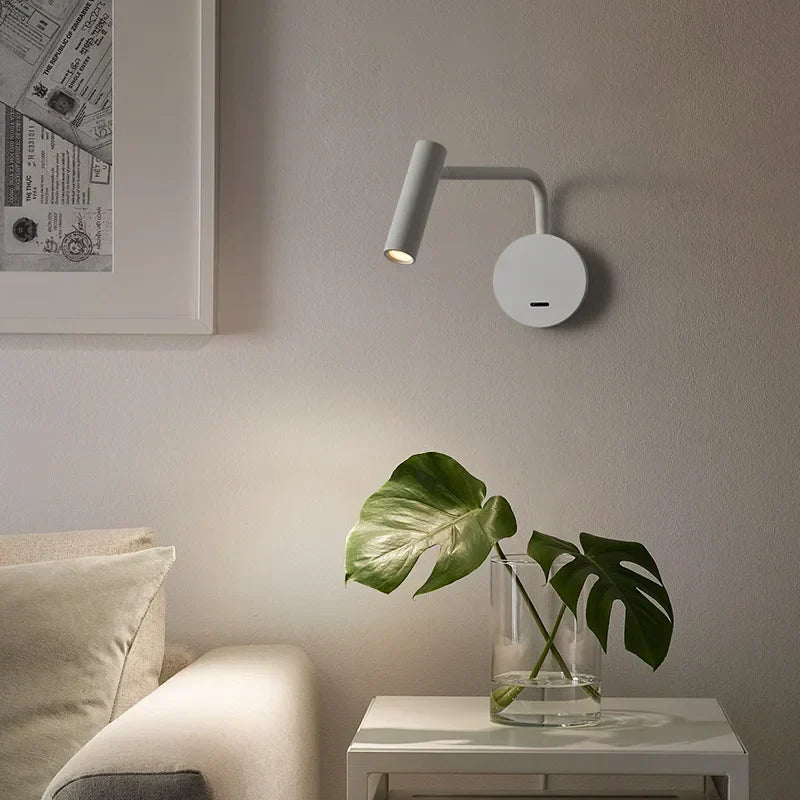 DecorBites™ 6W Modern LED Wall Lamp with Reading Light for Home and Hotel