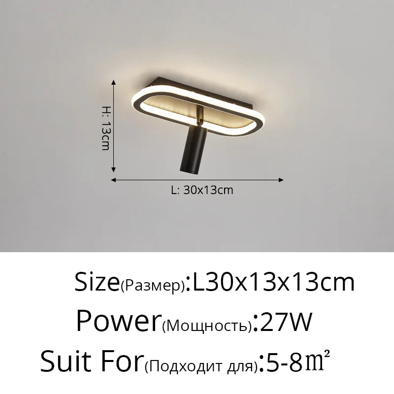 DecorBites™ LED Modern Chandelier for Living Room Bedroom Indoor Lighting