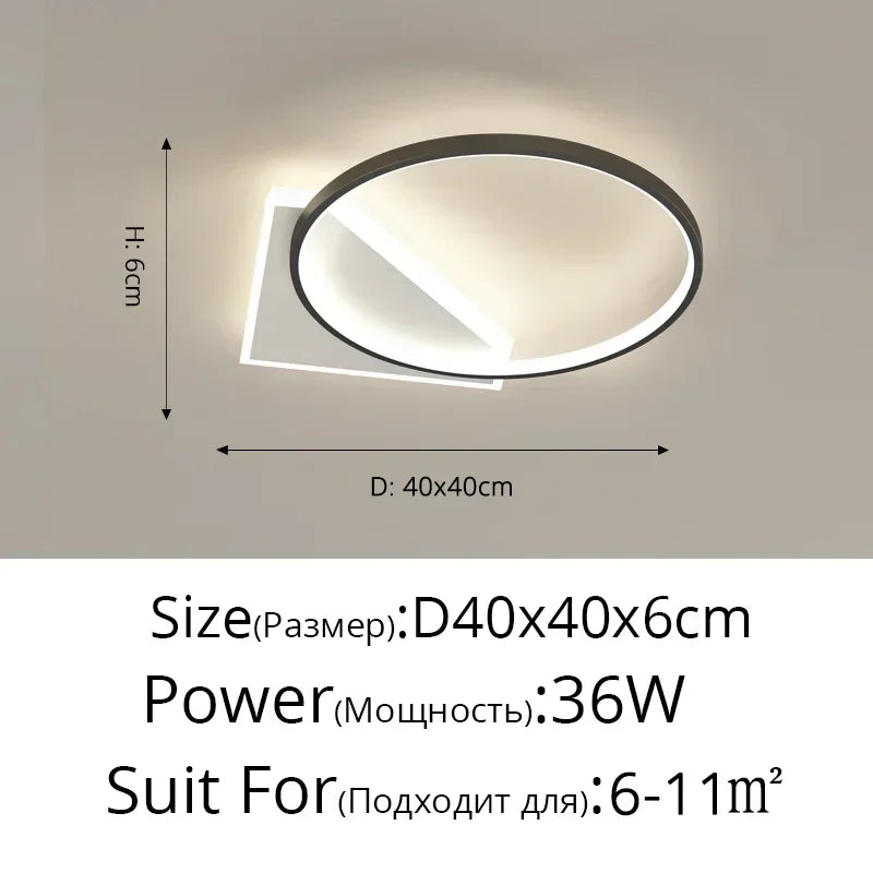 DecorBites™ LED Ceiling Lights for Home Decor Luster Indoor Lighting