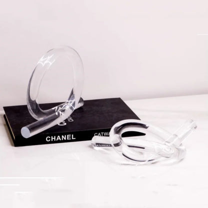 DecorBites™ Geometric Acrylic Rope Knot Ornaments - Home Decor Figurines