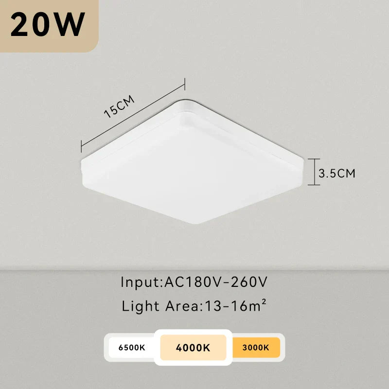DecorBites™ LED Ceiling Light Bathroom Chandelier Panel Fixture for Home Decor Lighting