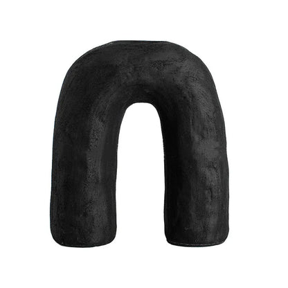 DecorBites™ Arc Ceramic Vase Geometric Abstract Home Decor Flower Arrangement Accessory