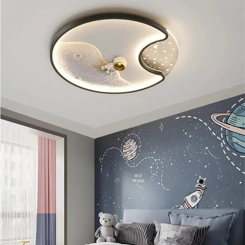 DecorBites™ Kids Astronaut LED Moon Light for Fantastic Eye Care in Bedroom or Living Room