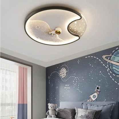 DecorBites™ Kids Astronaut LED Moon Light for Fantastic Eye Care in Bedroom or Living Room