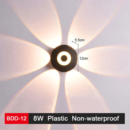 DecorBites™ LED Wall Lamp: Modern Nordic Style for Living Room, Bedroom, and Aisle Lighting