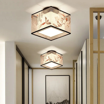 DecorBites™ Chinese Style Ceiling Lamp, Creative Warm Light for Hotel Villa Corridors
