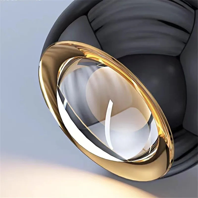 ™ Gold Chrome Ball Pendant LED Light for Kitchen, Bedroom, Dining Room