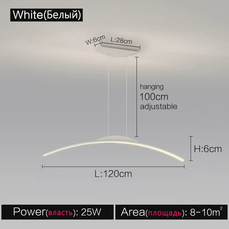 DecorBites™ Black Line Chandelier: Elegant Salon Design, Luxury Lighting for Home and Restaurant