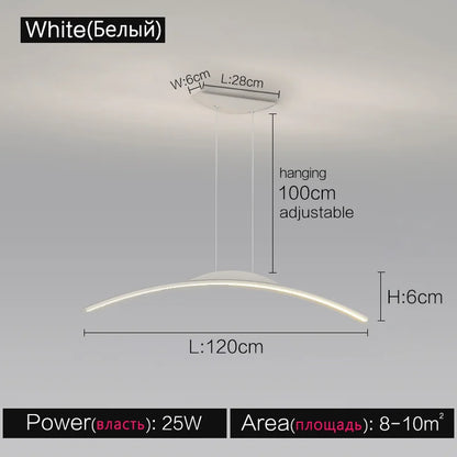 DecorBites™ Black Line Chandelier: Elegant Salon Design, Luxury Lighting for Home and Restaurant