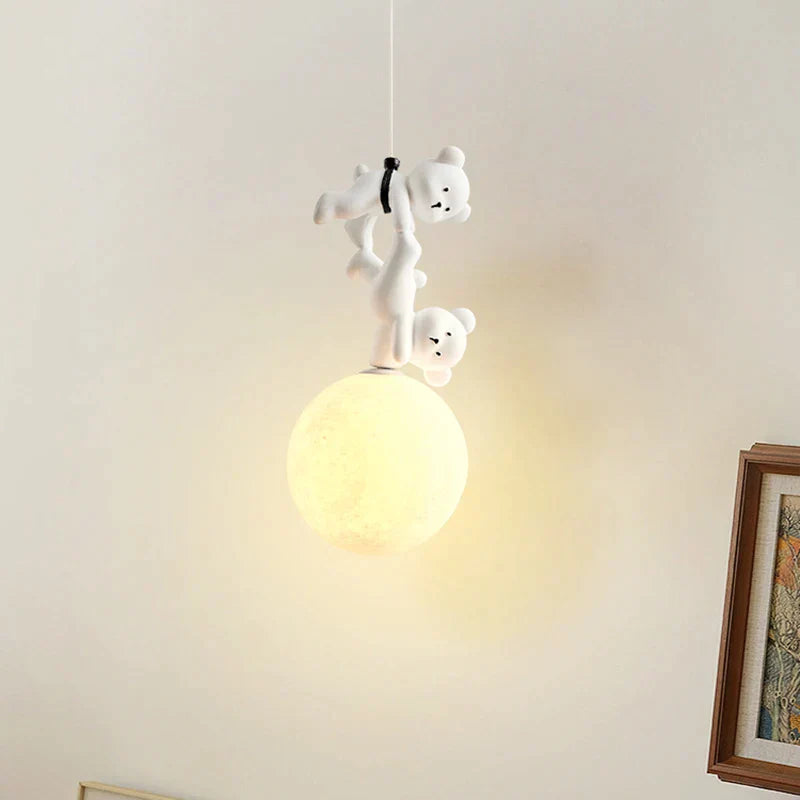 DecorBites™ Bear Nursery Room Resin Pendant Lamp for Kids Bedroom