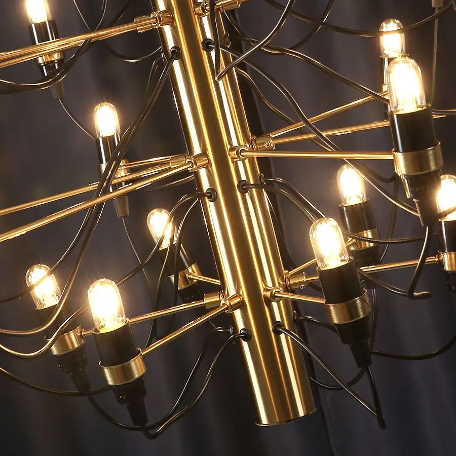 ™ LED Candle Chandelier: Elegant Italian Design Pendant Light for Home Decor